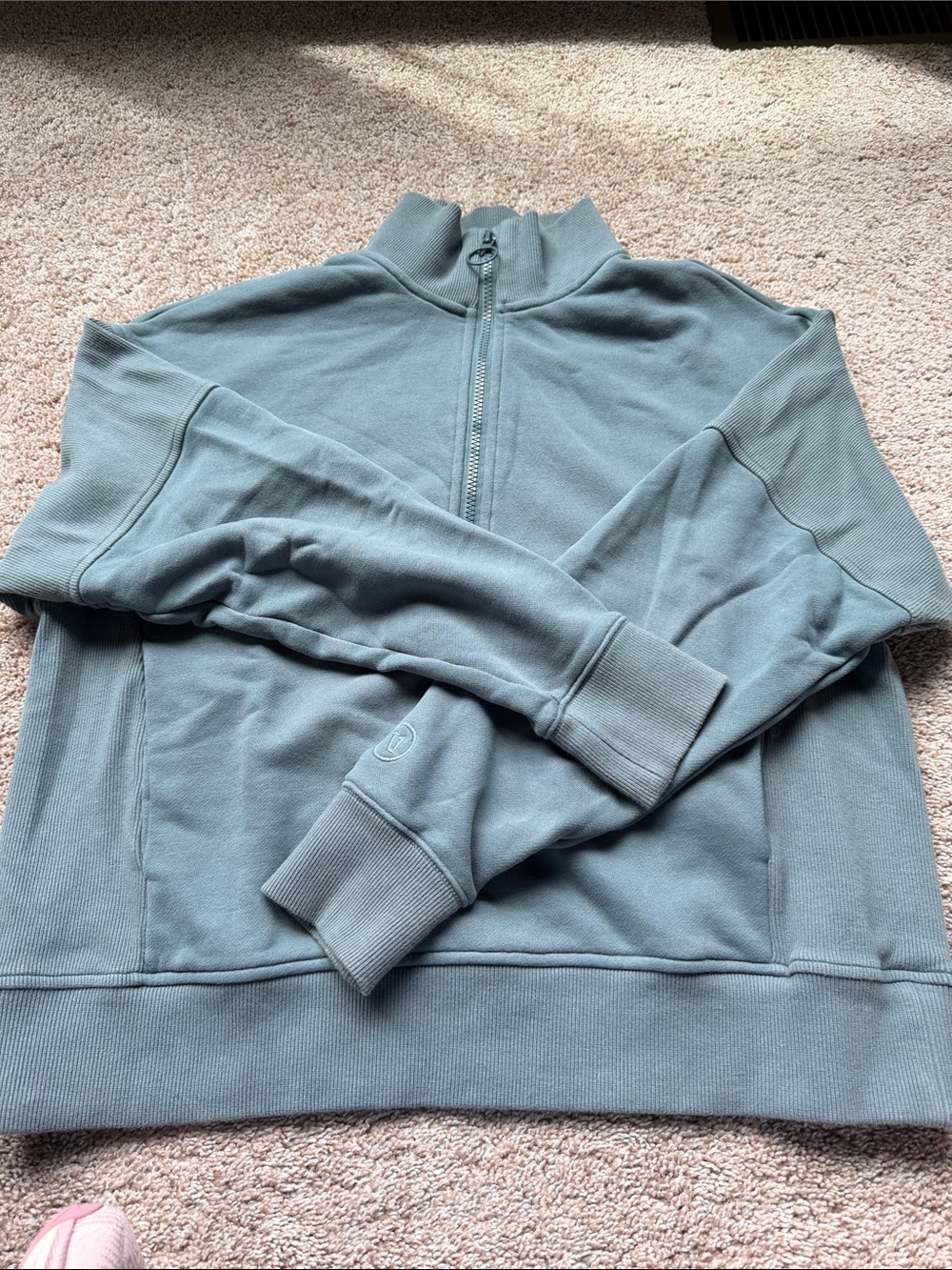 Vuori Sedona Women's Half-Zip Pullover Sweatshirt - Sage Green(small)